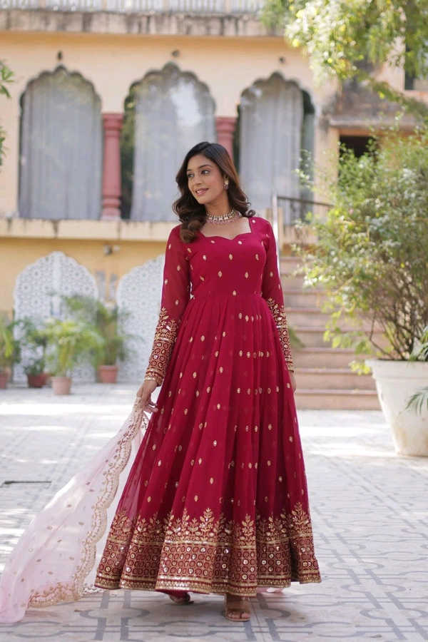 Antique Fashion 1 Gown Duppta Collection  - 2XL