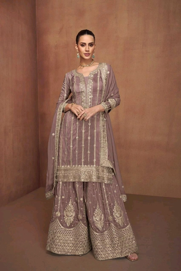 Antique Fashion 1 Designer Kurti Plazo Set  - S, colour 1