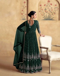 Antique Fashion 1 Designer Gown With Dupatta  - colour 2, L
