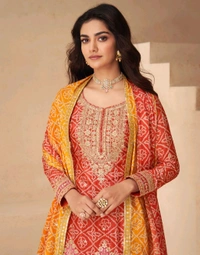 Antique Fashion 1 Kurti Plazo Set Collection  - colour 1, L