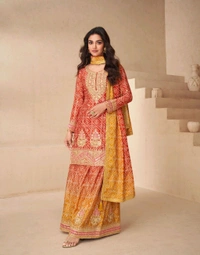 Antique Fashion 1 Kurti Plazo Set Collection  - colour 1, L