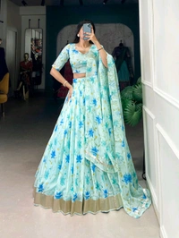 Antique Fashion 1 Designer Lehenga Collection  - colour 1, Unstitched Blouse