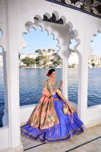 Antique Fashion 1 Paithani Lehenga Collection  - colour 4, Unstitched Blouse