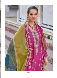 Antique Fashion 1 Kurti Plazo Set - colour 3, XL