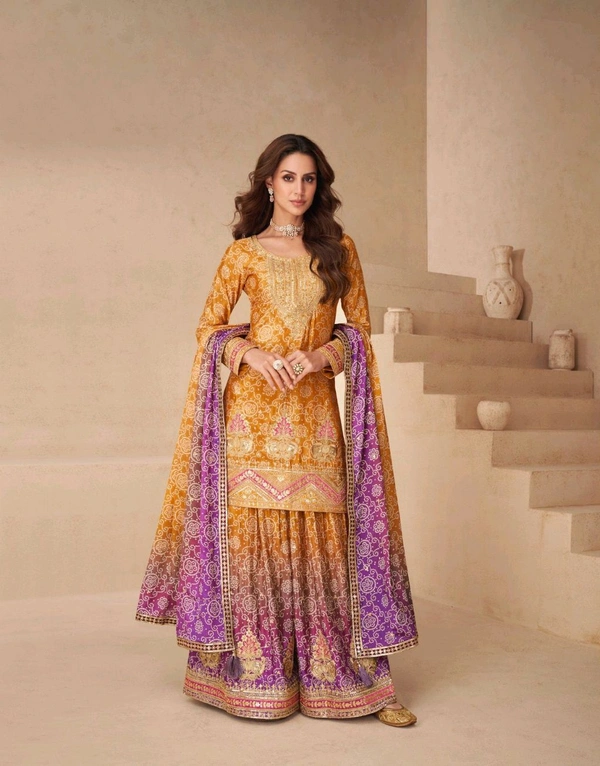 Antique Fashion 1 Kurti Plazo Set Collection  - colour 2, S