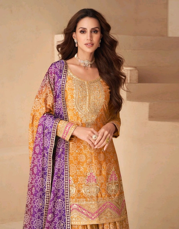 Antique Fashion 1 Kurti Plazo Set Collection  - colour 2, S