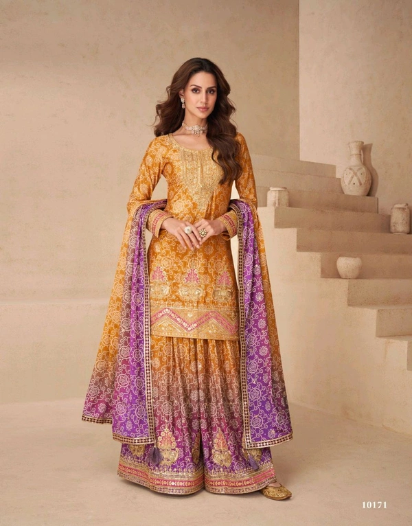 Antique Fashion 1 Kurti Plazo Set Collection  - colour 2, S