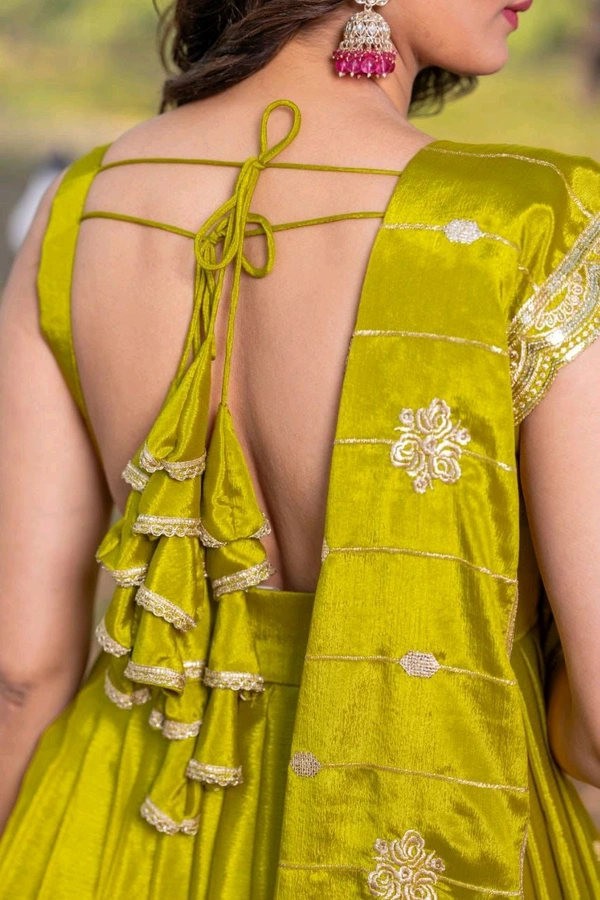 Antique Fashion 1 Designer Gown With Dupatta Collection  - colour 1, L