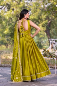 Antique Fashion 1 Designer Gown With Dupatta Collection  - colour 1, S
