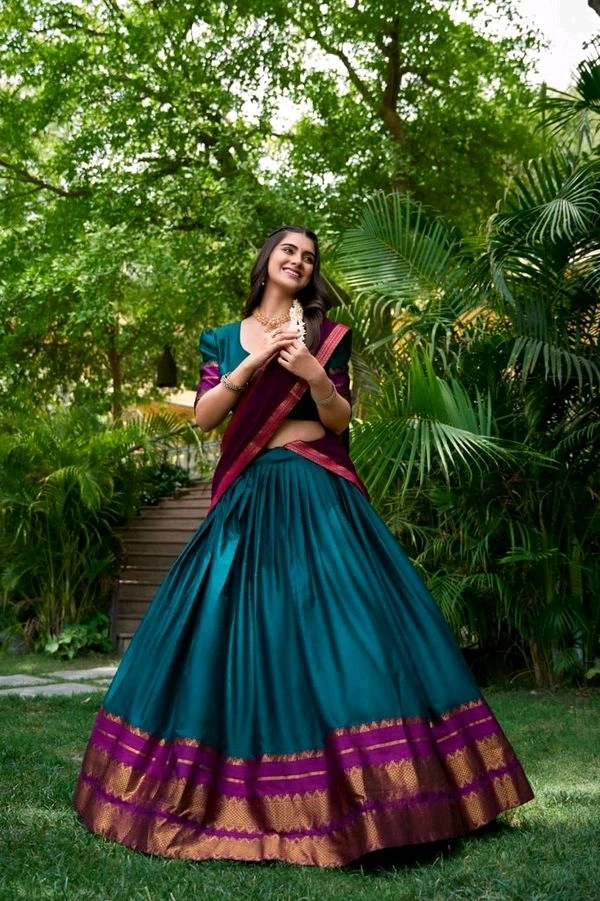 Antique Fashion 1 Soth Indian Lehegha  - colour 4, Stitched Blouse