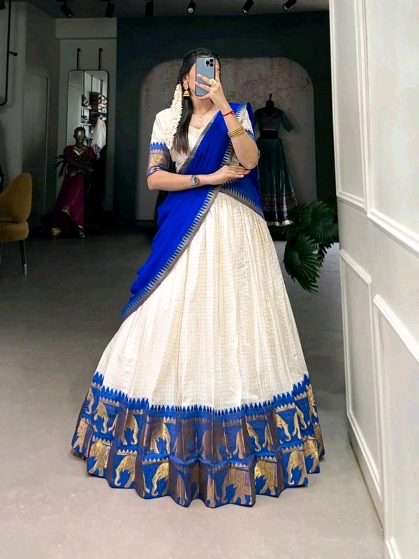 Antique Fashion 1 Soth Indian Lehegha  - colour 3, Stitched Blouse