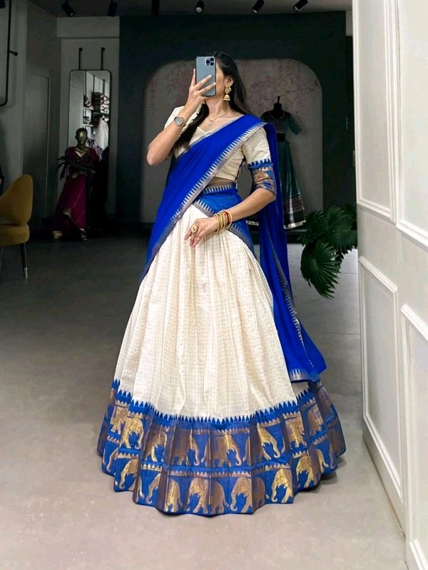 Antique Fashion 1 Soth Indian Lehegha  - colour 3, Stitched Blouse