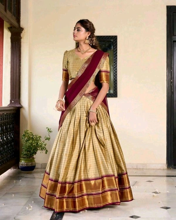 Antique Fashion 1 Paithani artistry on Cotton Silk an elegant tribute to cultural heritage   - colour 3, Flair = 3.70, Stitched Blouse