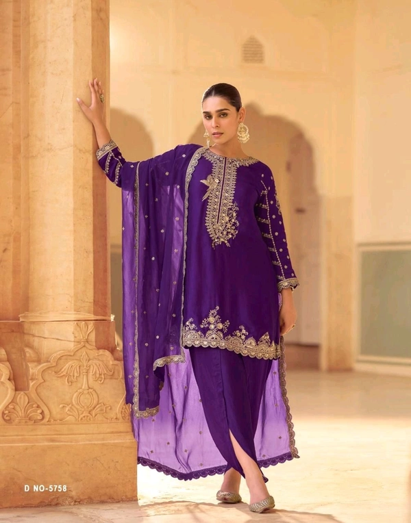 Antique Fashion 1 Kurti Pant Collection  - S