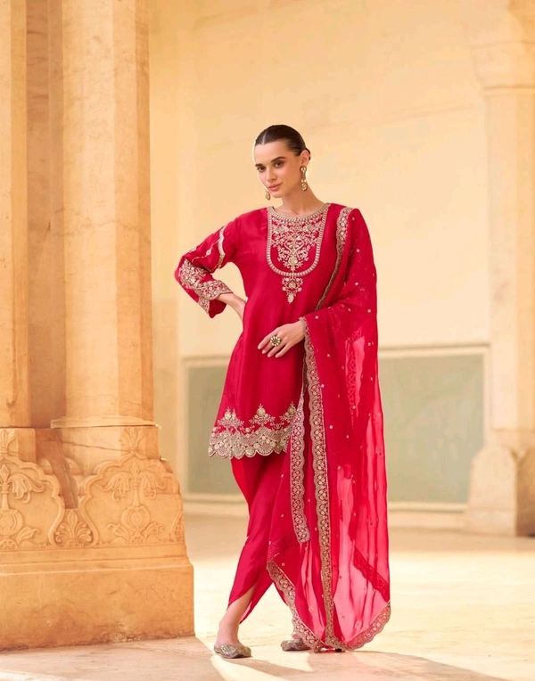 Antique Fashion 1 Kurti Pant Collection  - L