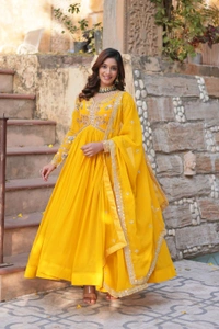Antique Fashion 1 Alia Cut Gown With Dupatta  - colour 2, L