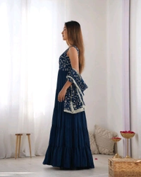 Antique Fashion 1 Anarkali Gown Set Collection  - 2XL, colour 1