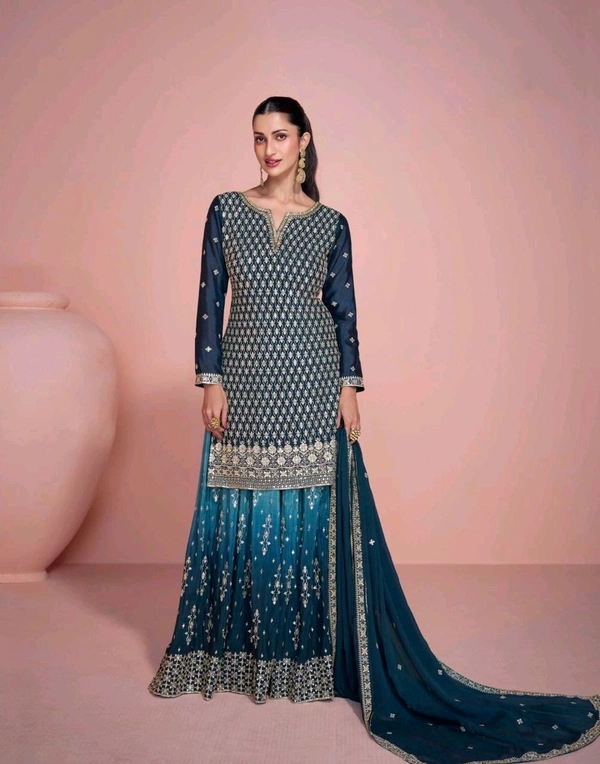 Antique Fashion 1 Sharara Set  - S