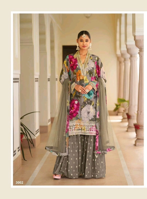 Antique Fashion 1 Sharara Set - L