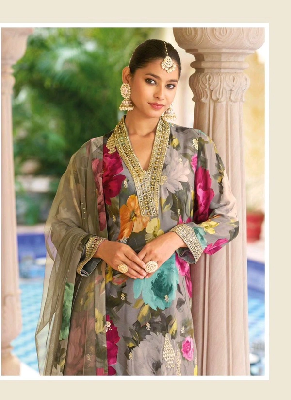 Antique Fashion 1 Sharara Set - L