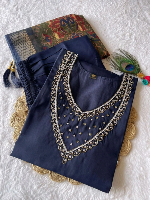 Antique Fashion 1 Designers Kurti Pent Dupatta Set - M (38), colour 2
