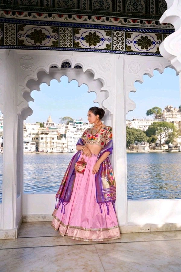 Antique Fashion 1 Paithani Lehenga Collection  - colour 2, Stitched Blouse