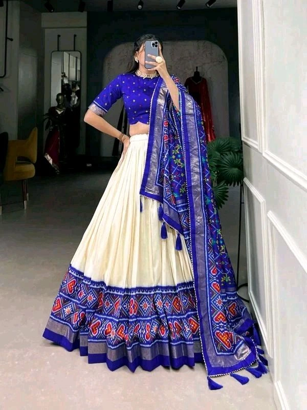 Antique Fashion 1 Wedding Grace in Patola Print - colour 4, Stitched Blouse