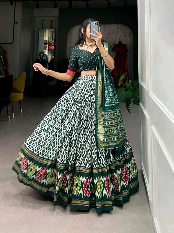 Antique Fashion 1 Lehenga  - colour 4, Stitched Blouse
