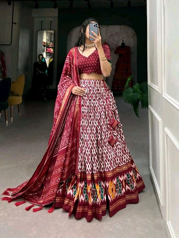 Antique Fashion 1 Lehenga  - colour 2, Stitched Blouse