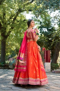 Antique Fashion 1 Paithani Lehenga Collection - colour 1, Stitched Blouse