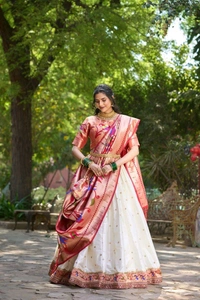 Antique Fashion 1 Paithani Lehenga Collection - colour 2, Unstitched Blouse