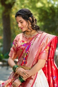 Antique Fashion 1 Paithani Lehenga Collection - colour 2, Unstitched Blouse