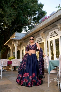 Antique Fashion 1 Designer Lehenga Choli 2024 - colour 1, Unstitched Blouse