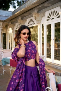 Antique Fashion 1 Designer Lehenga Choli 2024 - colour 2, Unstitched Blouse
