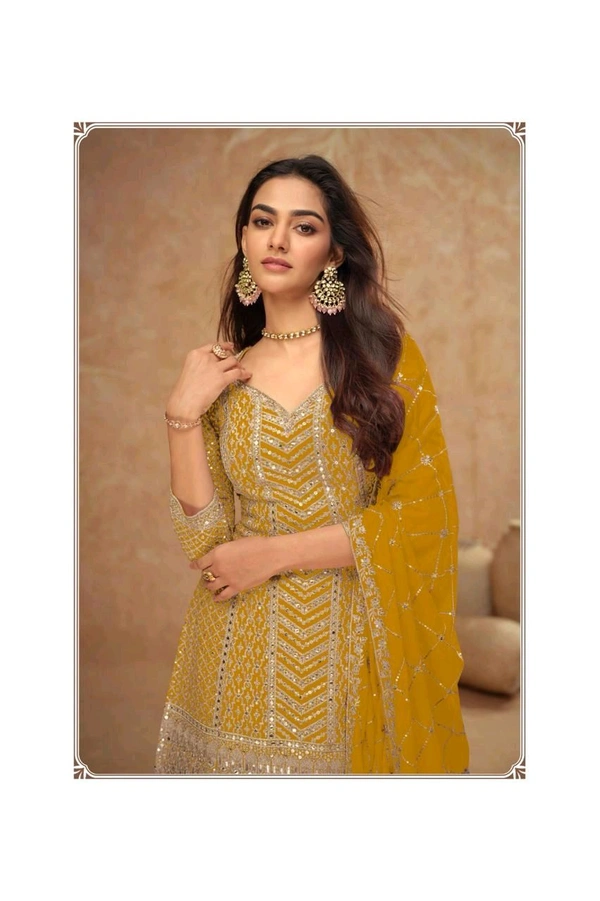 Antique Fashion 1 Kurti Plazoo Set Collection  - colour 2, M