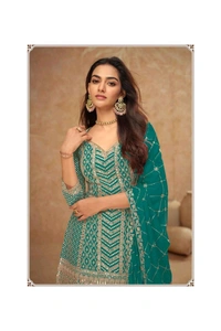 Antique Fashion 1 Kurti Plazoo Set Collection  - colour 4, L