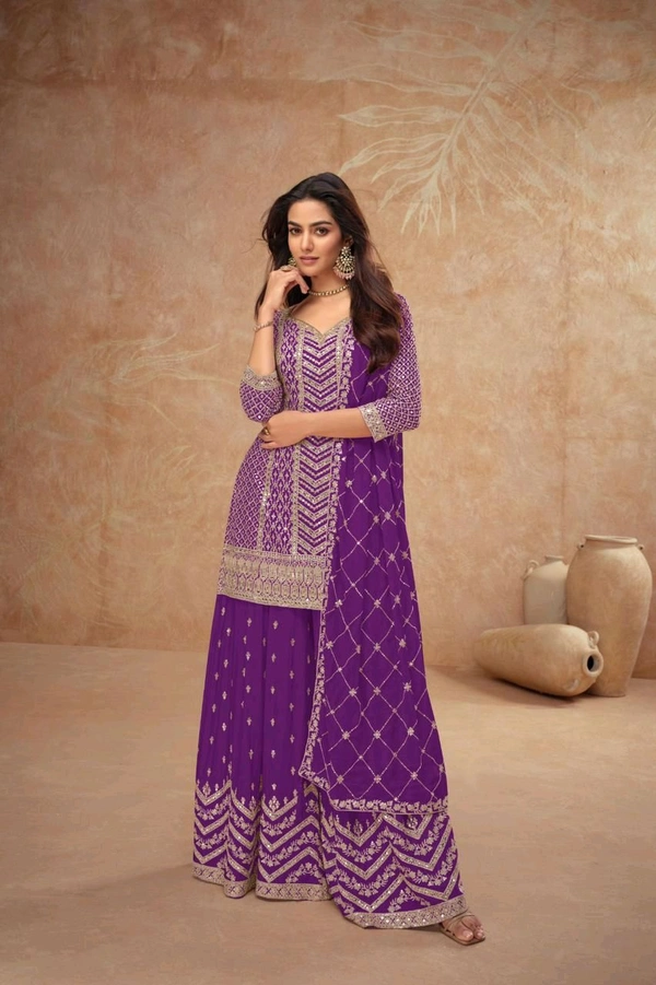 Antique Fashion 1 Kurti Plazoo Set Collection  - colour 5, M