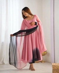 Antique Fashion 1 Anarkali Suit Set Collection  - 3Xl, DarkPink