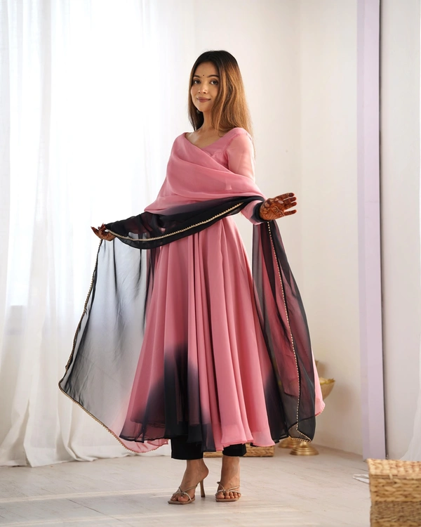 Antique Fashion 1 Anarkali Suit Set Collection  - 3Xl, DarkPink