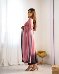 Antique Fashion 1 Anarkali Suit Set Collection  - 3Xl, DarkPink