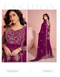 Antique Fashion 1 Kurti Plazoo Set Collection  - M, colour 2