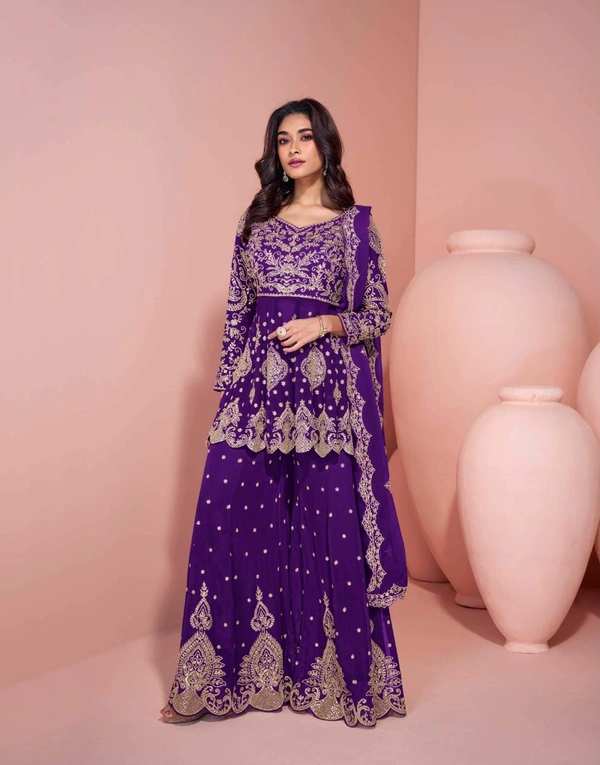 Antique Fashion 1 Kurti Plazoo Set Collection  - Xxl, colour 2