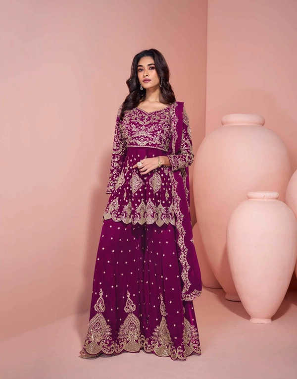 Antique Fashion 1 Kurti Plazoo Set Collection  - Xxl, colour 3