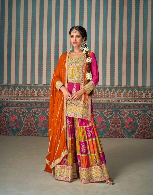 Antique Fashion 1 Kurti Plazoo Set Collection  - Xxl, colour 1