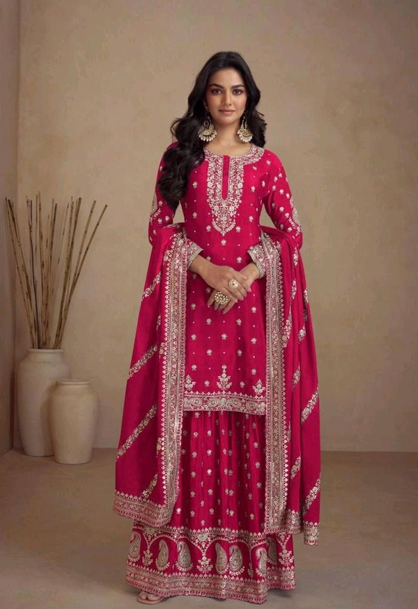 Antique Fashion 1 Kurti Plazoo Set Collection  - S, colour 3