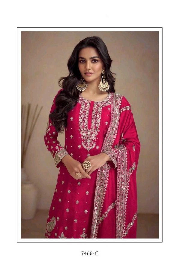 Antique Fashion 1 Kurti Plazoo Set Collection  - S, colour 3