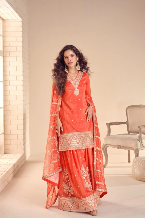 Antique Fashion 1 Kurti Plazoo Set Collection  - L, colour 3