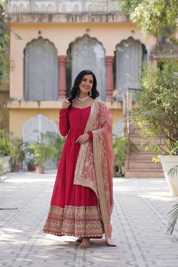 Antique Fashion 1 Gown duppta - xl, colour 1