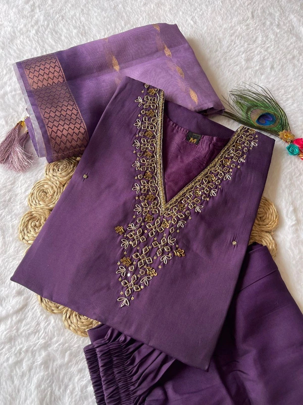 Antique Fashion 1 kurti pant set - S, colour 1