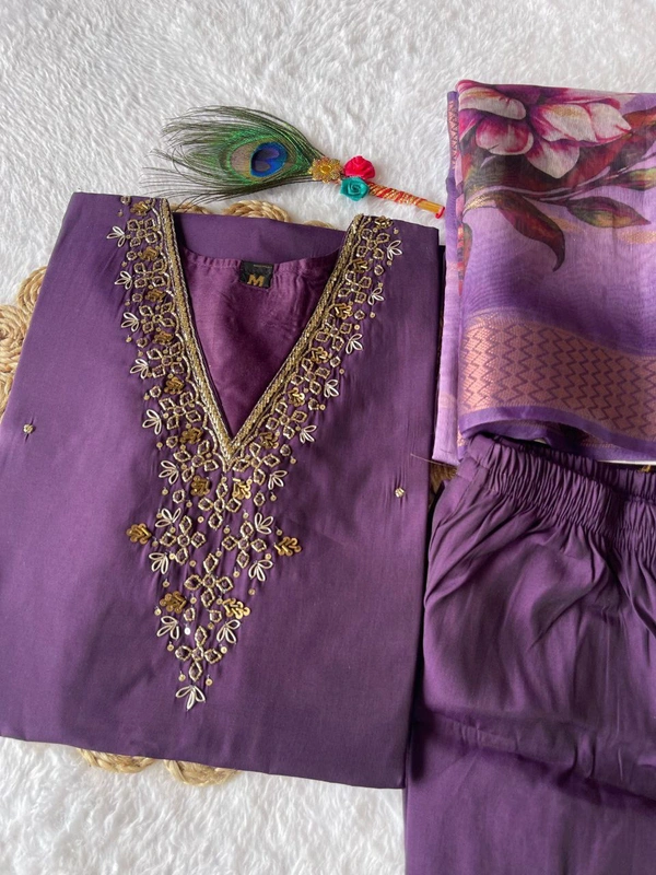 Antique Fashion 1 kurti pant set - S, colour 1
